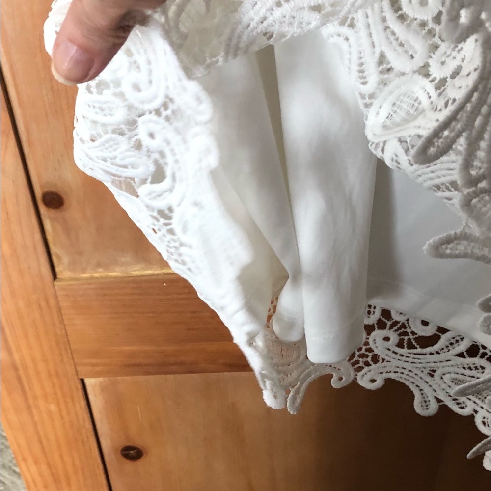 - LULUS - WHITE LACE DRESS - Picture 6 of 12